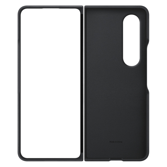 Oryginalne Etui Samsung do Galaxy Z Fold 4, Leather Flip Cover, czarne