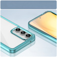 Etui do Samsung Galaxy S23 FE, Fusion Hybrid, przezroczyste / niebieskie