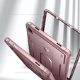 Etui pancerne do Galaxy Tab A9+ Plus, Dexnor Full Body, różowe