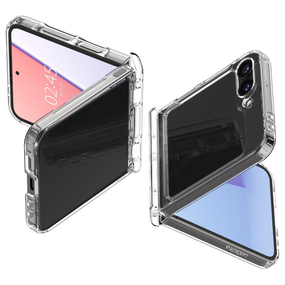 Etui Spigen do Samsung Galaxy Z Flip7 FE / Z Flip6, Ultra Hybrid, przezroczyste