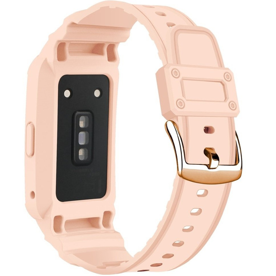 Pasek z Etui do Huawei Band 6 / Huawei Band 7, Różowy