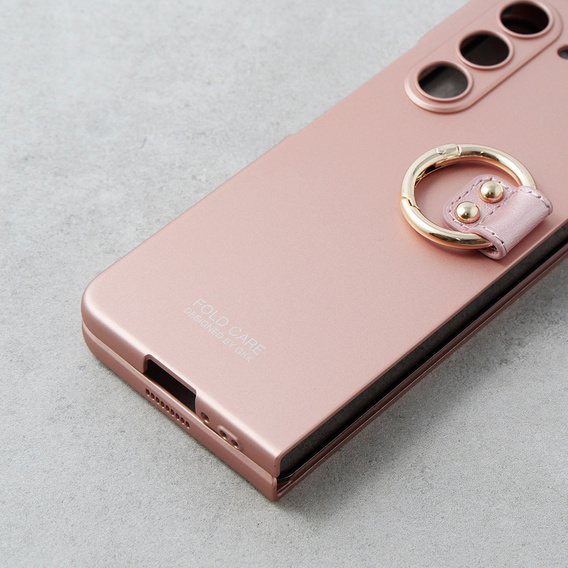 Etui do Samsung Galaxy Z Fold 5 5G, GKK Slim Case, różowe rose gold