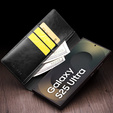 Etui z klapką do Samsung Galaxy S25 Ultra, QIALINO Leather Wallet, czarne