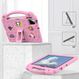 Etui do Xiaomi Pad 7 / 7 Pro, Cute Patterns, z podstawką, różowe