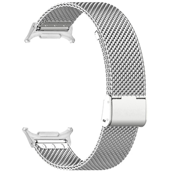 Pasek Bransoleta Milanese do Samsung Galaxy Watch Ultra 47mm (2025 / 2024), Srebrny