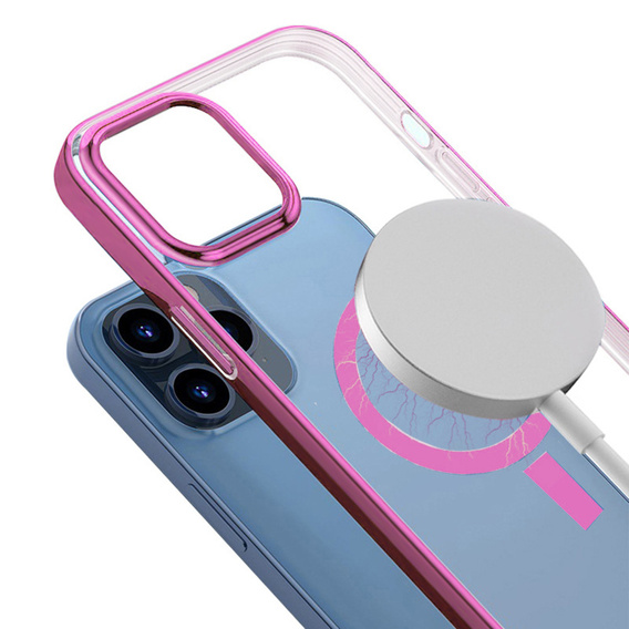 Etui do iPhone 13 Pro Max, ERBORD Hybrid MagSafe Case, różowe