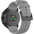 Pasek Silikonowy do Suunto 9 24 mm - Grey