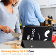 Etui do Samsung Galaxy Tab A11/A9, Smartcase, Don't Touch Me