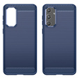 Etui do Samsung Galaxy M55 5G, Carbon, niebieskie