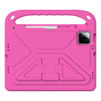 Etui dla dzieci do Xiaomi Pad 7 / 7 Pro, z uchwytem, różowe