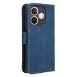 Etui z klapką do Oppo A5 Pro 5G, Card Slot, granatowe