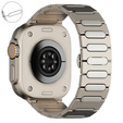 Bransoleta do Apple Watch 1/2/3/4/5/6/7/8/9/10/11/SE Ultra 1/2/3 42/44/45/46/49mm, Tytanowa