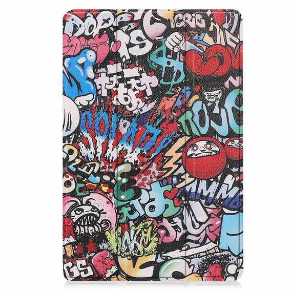 Etui do Lenovo Tab M10 10.1 Gen 3 TB-328FU/TB-328XU, Smartcase, graffiti