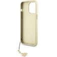 Etui GUESS do iPhone 15 Pro Max, 4G Charms Collection, szare