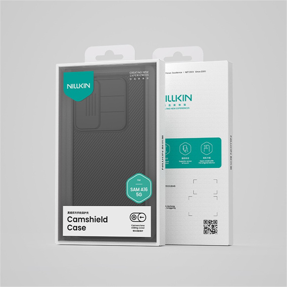 Etui do Samsung Galaxy A16 / A16 5G, pancerne Nillkin, CamShield Pro, czarne
