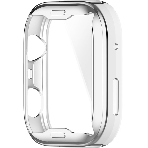 2w1 Etui z Osłoną na ekran do Huawei Watch Fit 4, Srebrne