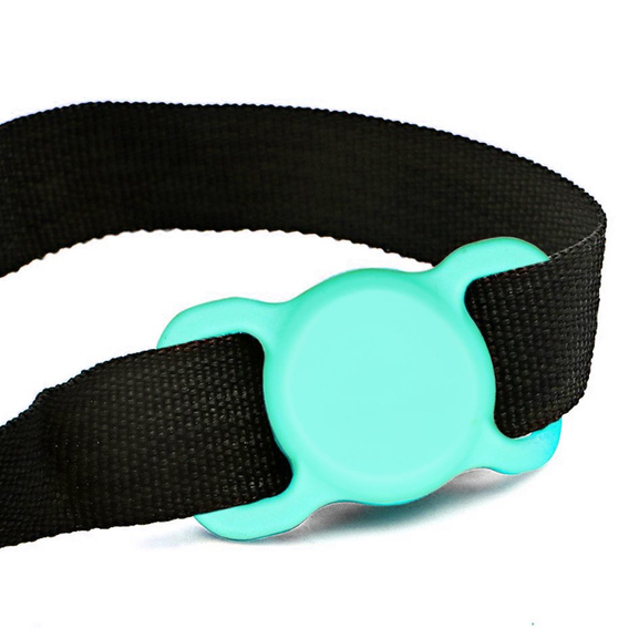 Etui do Apple AirTag 2 / 1, na obroże psa kota, Anti-lost Pet Dog, Miętowe