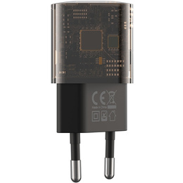 XO Clear Ładowarka Sieciowa CE05 PD 30W QC 3.0 18W 1x USB 1x USB-C, dymiona