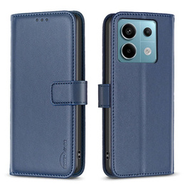 Etui z klapką do Xiaomi Redmi Note 13 Pro 5G,BINFEN Wallet, niebieskie
