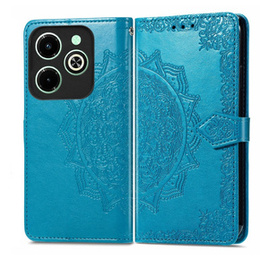 Etui z klapką do Infinix Hot 40i, Mandala, niebieskie