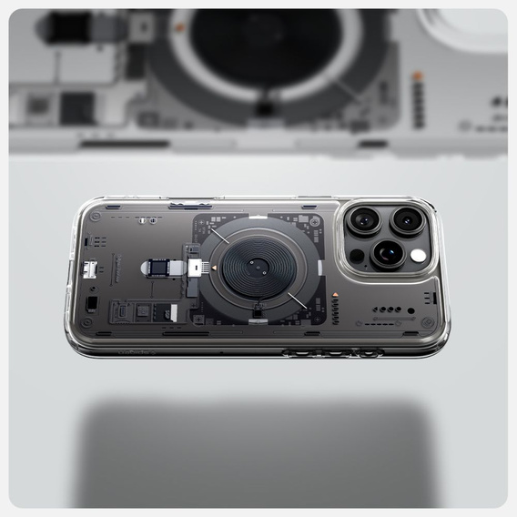 Etui Spigen do iPhone 16 Pro Max, Ultra Hybrid Zero One + Szkło Hartowane 9H