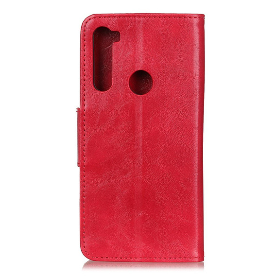 Skórzane Etui Wallet do Xiaomi Redmi Note 8 - Red