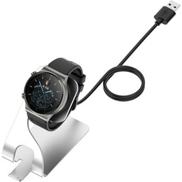 Ładowarka USB Stacja Dokująca do Huawei Watch 3 / 3 Pro / GT 2 Pro, Srebrna