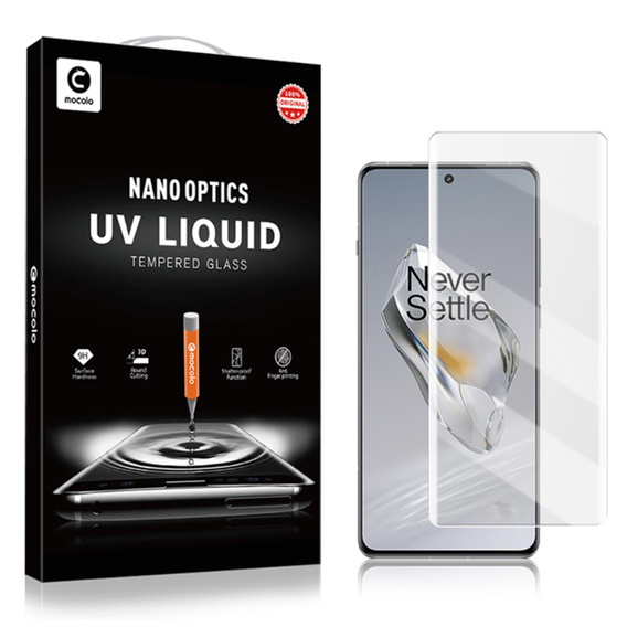 MOCOLO Szkło Hartowane UV Liquid Film 3D Curved Full Coverage do OnePlus 12 5G – niezawodna ochrona ekranu