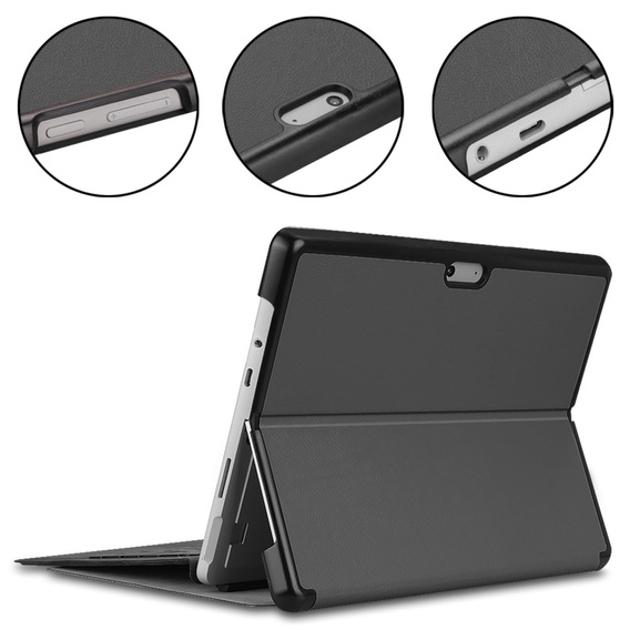 Etui do Microsoft Surface Pro 8, Stand Case, szare