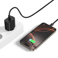 Ładowarka sieciowa GaN4 – Typ C PD/QC 45W 3A z kablem USB-C -USB-C, czarna