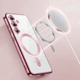 Etui do Samsung Galaxy S25 FE, Electro MagSafe, różowe
