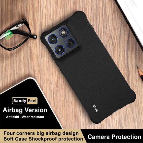 Etui IMAK do Motorola Edge 70 5G, Dropproof, czarne