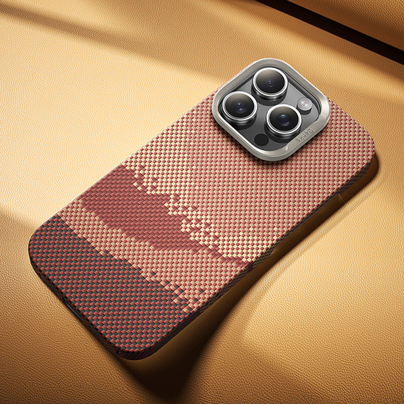 Etui Benks Magnetic Golden Tide Kevlar 600D do iPhone 16 Pro – złoty