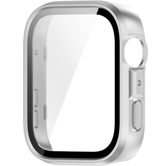 2w1 Etui + Szkło Hartowane do Huawei Watch Fit 4, Srebrne