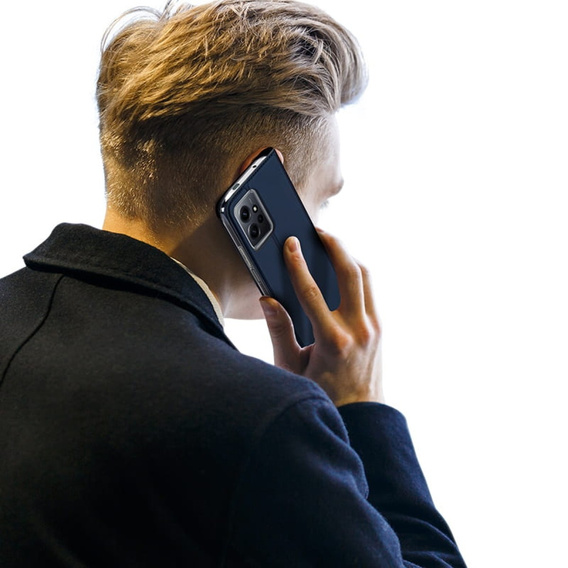 Etui z klapką Dux Ducis do Xiaomi Redmi Note 14 4G, Skin Pro, granatowe