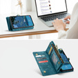 Etui CASEME do Samsung Galaxy A56 5G, Retro Leather Wallet, z paskiem, zielone
