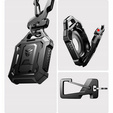Etui Dexnor Full Body do Apple AirTag, Czarne