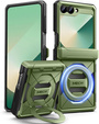 Etui do Samsung Galaxy Z Flip7 FE / Z Flip6, Tongate MECH Magsafe, zielone