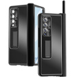 Etui ze szkłem do Samsung Galaxy Z Fold 4 5G, Premium Alloy, Black