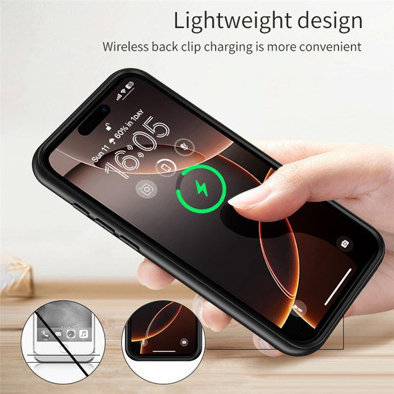 Etui z baterią do iPhone 17 Pro Powerbank 6000mAh MagSafe