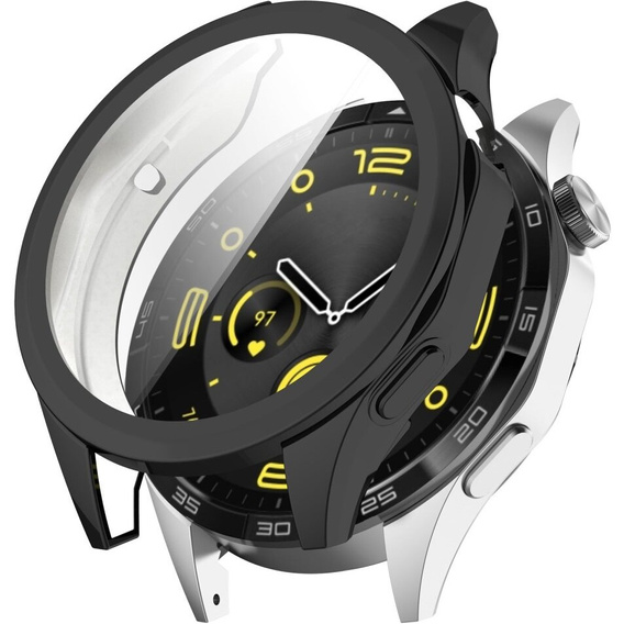 2w1 Etui z Osłoną na ekran do Huawei Watch GT 4 46mm, Czarne