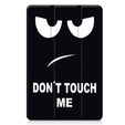 Etui z klapką i napisem "Don't Touch Me" do Xiaomi Redmi Pad 2