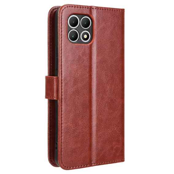 Etui z klapką do T Phone 2 5G, Crazy Horse Wallet, brązowe