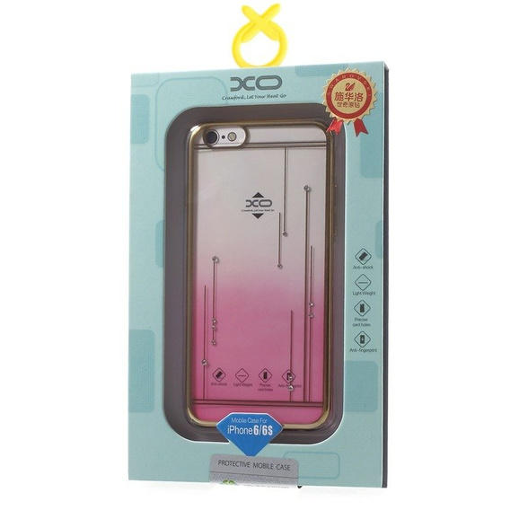Etui do iPhone 6s / iPhone 6, Pink / Meteor Shower