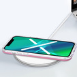 Etui ERBORD do iPhone 13 Mini, Hybrid Frame, różowe