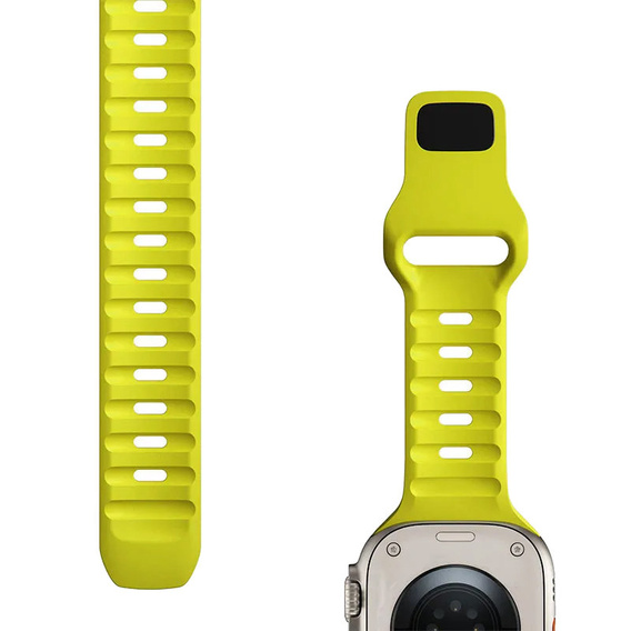 Pasek Silikonowy do Apple Watch 1/2/3/4/5/6/7/8/9/10/SE/Ultra/Ultra 2 42/44/45/46/49mm, Zielony