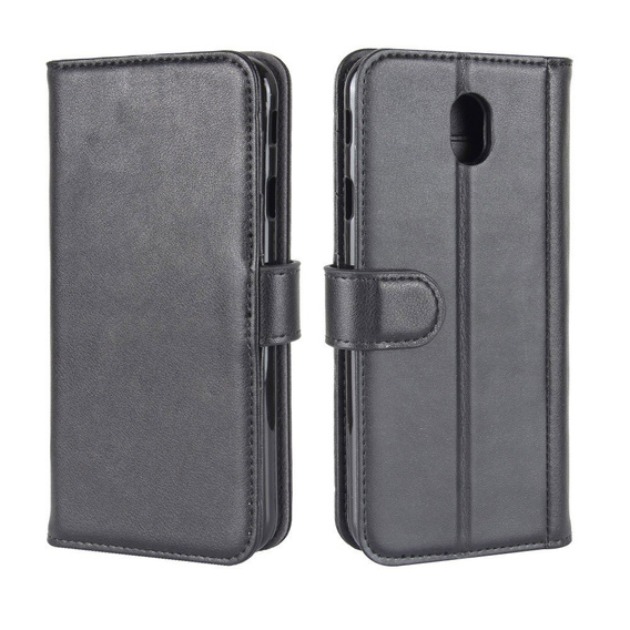 Etui Wallet do Samsung Galaxy J5 2017, Genuine Leather, black