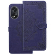 Etui z klapką do Oppo A38 4G / Oppo A18 4G, Mandala, fioletowe