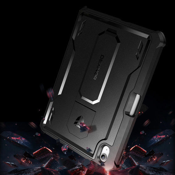 Etui pancerne do iPad 11" 2025 A16 (11 gen.) / iPad 10.9" 2022 (10 gen.), Dexnor Full Body, czarne