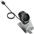 Ładowarka USB Stacja Dokująca do Huawei Watch 3 / 3 Pro / GT 2 Pro, Szara
